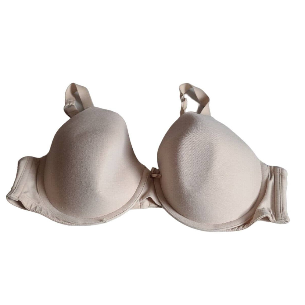 Ambrielle Natural Comfort Lightly Lined Full Coverage Beige Bra Wired Size 42C